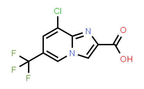 CAS No. 353258-35-2, 8-Chloro-6-(trifluoromethyl)imidazo-[1,2-a]pyridine-2-carboxylic acid