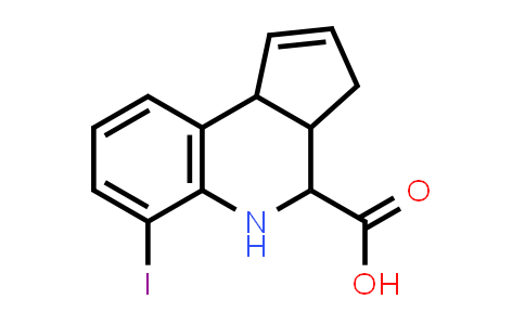 CAS No. 353484-37-4, 6-Iodo-3a,4,5,9b-tetrahydro-3H-cyclopenta[c]quinoline-4-carboxylic acid