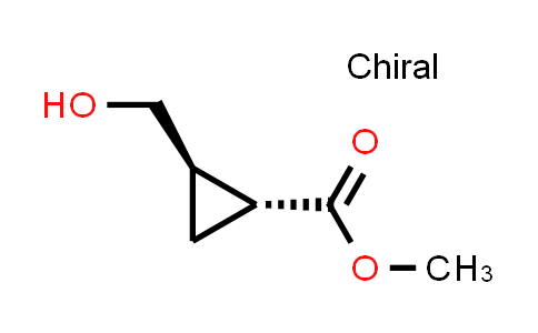 CAS No. 35501-83-8, rel-Methyl (1R,2R)-2-(hydroxymethyl)cyclopropane-1-carboxylate
