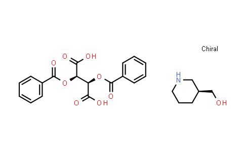 CAS No. 355375-62-1, (S)-piperidin-3-ylmethanol (2R,3R)-2,3-bis(benzoyloxy)succinate