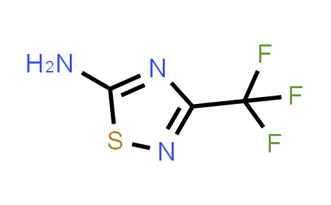CAS No. 35581-44-3, 3-(Trifluoromethyl)-1,2,4-thiadiazol-5-amine