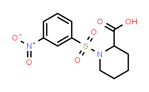 CAS No. 356522-47-9, 1-[(3-Nitrophenyl)sulfonyl]piperidine-2-carboxylic acid