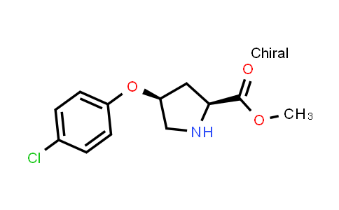 CAS No. 356558-50-4, Methyl (2S,4S)-4-(4-chlorophenoxy)pyrrolidine-2-carboxylate
