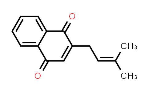 CAS No. 3568-90-9, 1,4-Naphthalenedione, 2-(3-methyl-2-butenyl)-