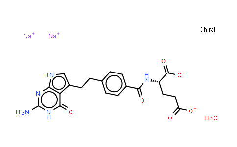 CAS No. 357166-29-1, Pemetrexed (disodium heptahydrate)