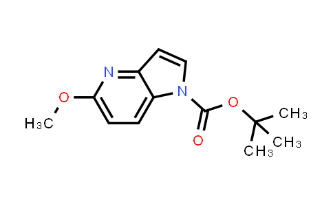 CAS No. 357187-15-6, 1H-Pyrrolo[3,2-b]pyridine-1-carboxylic acid, 5-methoxy-, 1,1-dimethylethyl ester