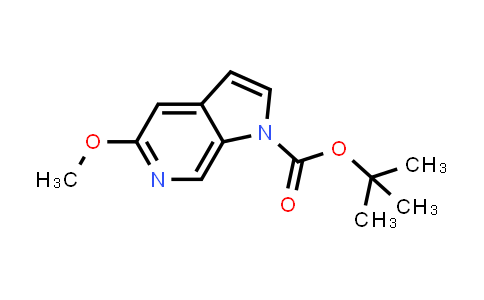 CAS No. 357187-17-8, 1H-Pyrrolo[2,3-c]pyridine-1-carboxylic acid, 5-methoxy-, 1,1-dimethylethyl ester