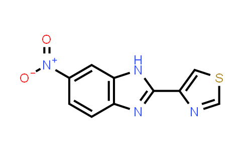 CAS No. 3575-05-1, 6-Nitro-2-(4-thiazolyl)-1H-benzimidazole