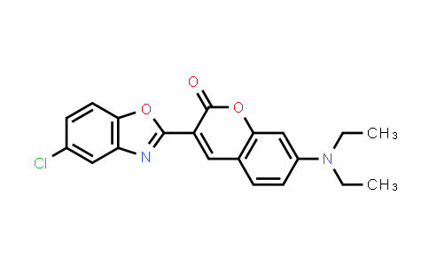 CAS No. 35773-43-4, 3-(5-Chlorobenzoxazol-2-yl)-7-(diethylamino)-2-benzopyrone