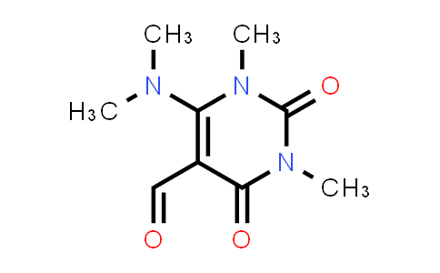 CAS No. 35824-92-1, 6-(Dimethylamino)-1,3-dimethyl-2,4-dioxo-1,2,3,4-tetrahydropyrimidine-5-carbaldehyde