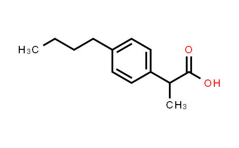 CAS No. 3585-49-7, 2-(4-Butylphenyl)propanoic acid