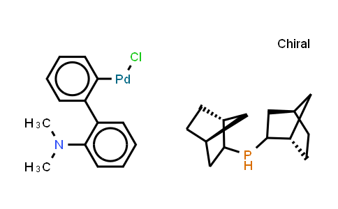 CAS No. 359803-53-5, 2,-(DImethylamino)-2-biphenylyl-palladium(II) chloride Dinorbornylphosphine
