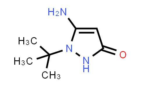 CAS No. 359867-35-9, 5-Amino-1-(tert-butyl)-1,2-dihydro-3H-pyrazol-3-one