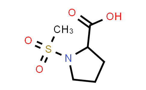CAS No. 360045-22-3, 1-Methanesulfonylpyrrolidine-2-carboxylic acid
