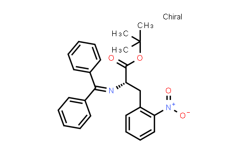 CAS No. 360575-05-9, tert-Butyl (S)-2-((diphenylmethylene)amino)-3-(2-nitrophenyl)propanoate