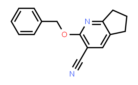 CAS No. 360774-14-7, 2-(Benzyloxy)-6,7-dihydro-5H-cyclopenta[b]pyridine-3-carbonitrile