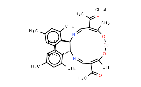 CAS No. 361346-80-7, (1R,2R)-N,N'-Bis(2-acetyl-3-oxo-2-butenylidene)-1,2-dimesitylethylenediaminato cobalt(II)