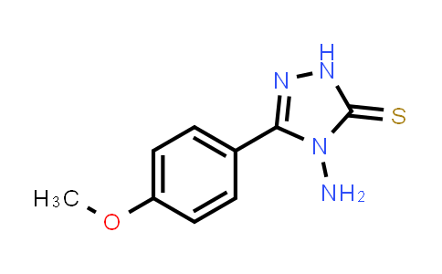 CAS No. 36209-49-1, 4-Amino-5-(4-methoxyphenyl)-2,4-dihydro-3H-1,2,4-triazole-3-thione