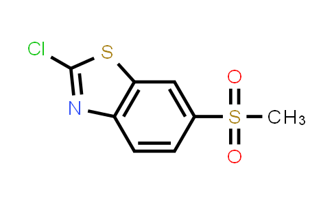 CAS No. 3622-29-5, 2-Chloro-6-(methylsulfonyl)benzo[d]thiazole