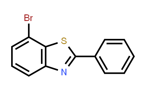 CAS No. 36247-07-1, 7-Bromo-2-phenylbenzo[d]thiazole