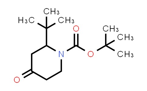 CAS No. 362704-50-5, tert-Butyl 2-(tert-butyl)-4-oxopiperidine-1-carboxylate