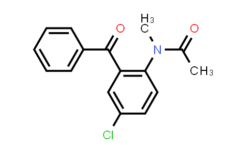 CAS No. 36271-03-1, N-(2-Benzoyl-4-chlorophenyl)-N-methylacetamide