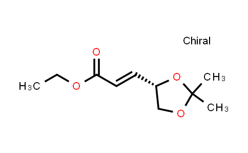 CAS No. 36326-38-2, Ethyl 3-((4S)-2,2-dimethyl-1,3-dioxolan-4-yl)-2-propenoate