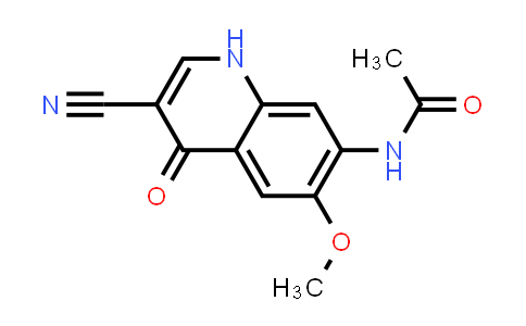 CAS No. 364371-79-9, Acetamide, N-(3-cyano-1,4-dihydro-6-methoxy-4-oxo-7-quinolinyl)-