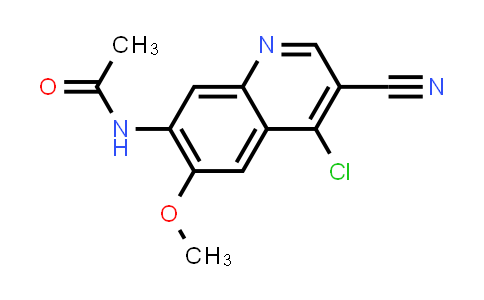 CAS No. 364371-80-2, Acetamide, N-(4-chloro-3-cyano-6-methoxy-7-quinolinyl)-