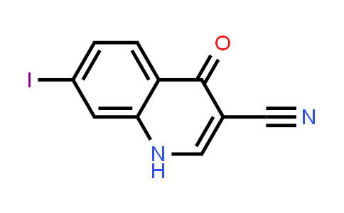 CAS No. 364793-65-7, 3-Quinolinecarbonitrile, 1,4-dihydro-7-iodo-4-oxo-