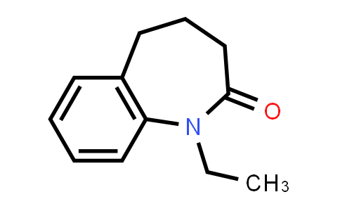 CAS No. 3649-12-5, 2H-1-Benzazepin-2-one, 1-ethyl-1,3,4,5-tetrahydro-