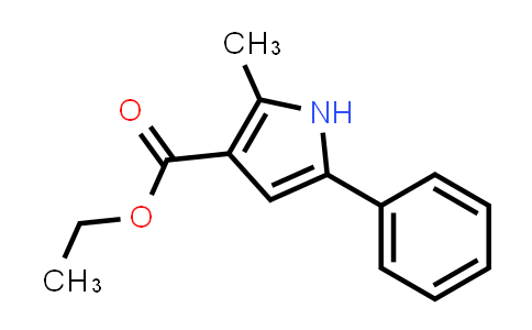 CAS No. 3652-48-0, ethyl 2-methyl-5-phenyl-1H-pyrrole-3-carboxylate