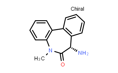 CAS No. 365242-16-6, (7S)-7-Amino-5,7-dihydro-5-methyl-6H-dibenz[b,d]azepin-6-one