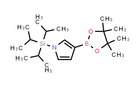 CAS No. 365564-11-0, 3-(4,4,5,5-Tetramethyl-1,3,2-dioxaborolan-2-yl)-1-[tris(1-methylethyl)silyl]-1H-pyrrole