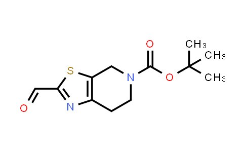 CAS No. 365996-10-7, tert-Butyl 2-formyl-6,7-dihydrothiazolo[5,4-c]pyridine-5(4H)-carboxylate