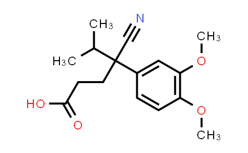 CAS No. 36622-23-8, 4-Cyano-4-(3,4-dimethoxyphenyl)-5-methylhexanoic acid