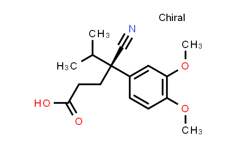 CAS No. 36622-24-9, (S)-4-Cyano-4-(3,4-dimethoxyphenyl)-5-methylhexanoic acid