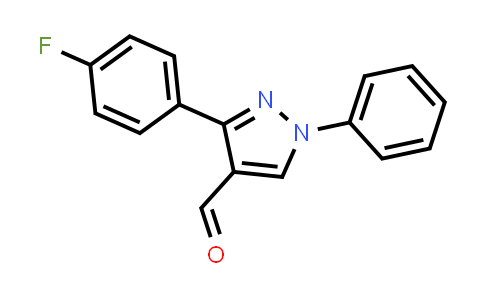 CAS No. 36640-40-1, 3-(4-Fluorophenyl)-1-phenyl-1H-pyrazole-4-carbaldehyde