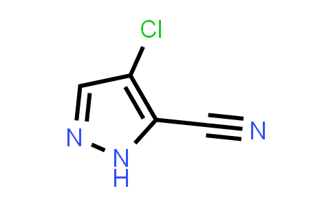 CAS No. 36650-75-6, 4-Chloro-1H-pyrazole-5-carbonitrile