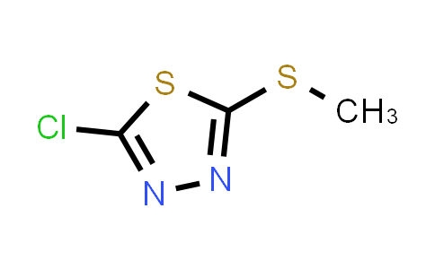 CAS No. 36757-53-6, 2-chloro-5-(methylthio)-1,3,4-thiadiazole