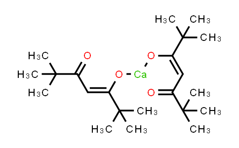 CAS No. 36818-89-0, Bis(2,2,6,6-tetramethyl-3,5-heptanedionato)calcium