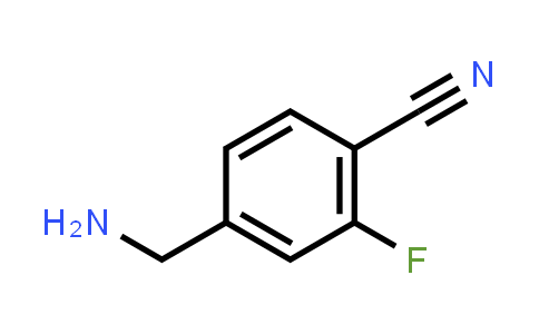 CAS No. 368426-73-7, 4-(Aminomethyl)-2-fluorobenzonitrile