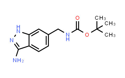 CAS No. 368426-74-8, tert-Butyl N-[(3-amino-1H-indazol-6-yl)methyl]carbamate