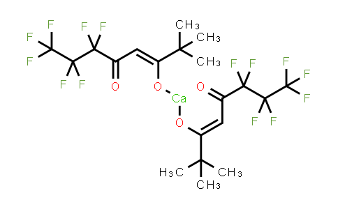 CAS No. 36885-29-7, Bis(6,6,7,7,8,8,8-heptafluoro-2,2-dimethyl-3,5-octanedionate)calcium