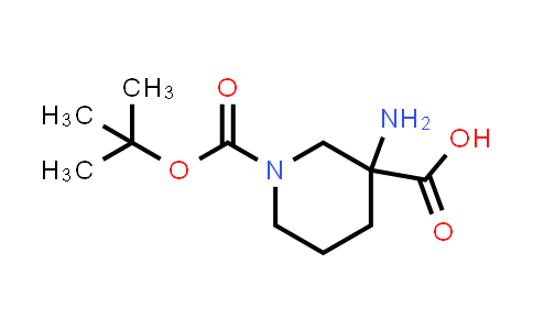 CAS No. 368866-17-5, 3-Amino-1-(tert-butoxycarbonyl)piperidine-3-carboxylic acid