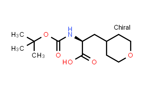 CAS No. 368866-33-5, (2S)-2-[(2-Methylpropan-2-yl)oxycarbonylamino]-3-(oxan-4-yl)propanoic acid