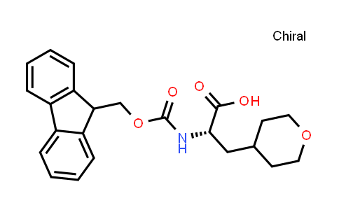 CAS No. 368866-34-6, (S)-2-((((9H-Fluoren-9-yl)methoxy)carbonyl)amino)-3-(tetrahydro-2H-pyran-4-yl)propanoic acid