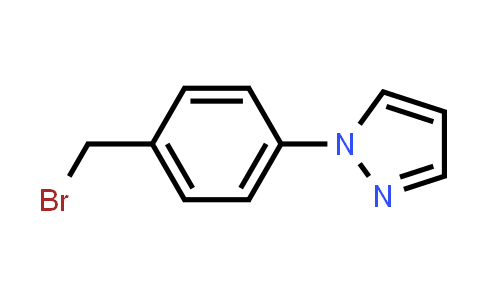 CAS No. 368869-85-6, 1-(4-(Bromomethyl)phenyl)-1H-pyrazole