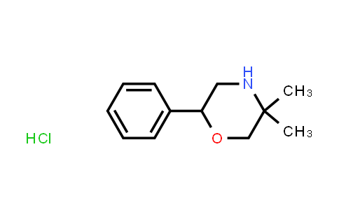 CAS No. 36981-93-8, 5,5-Dimethyl-2-phenylmorpholine hydrochloride