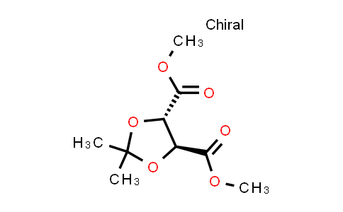 MC551606 | 37031-30-4 | (4S,5S)-Dimethyl 2,2-dimethyl-1,3-dioxolane-4,5-dicarboxylate